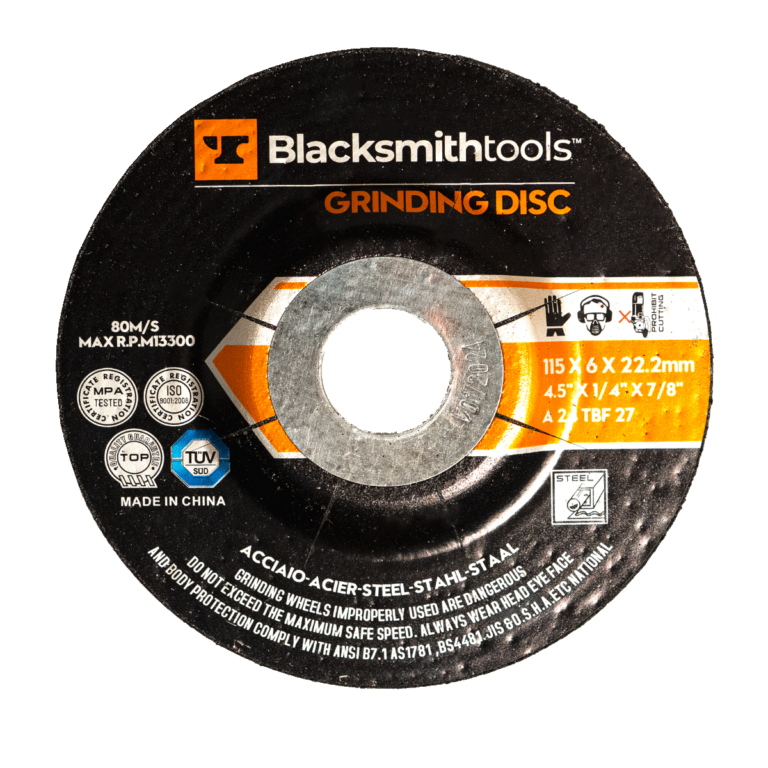 4.5″ Grinding Disc 115x6x22 (Box 100) Blacksmithtools
